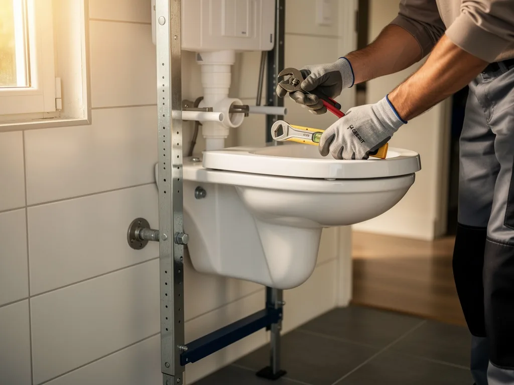 Intervention plombier à Paris 8e : artisan au travail